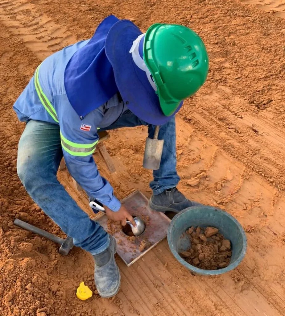 Control de Compactación con Cono de Arena en Arica